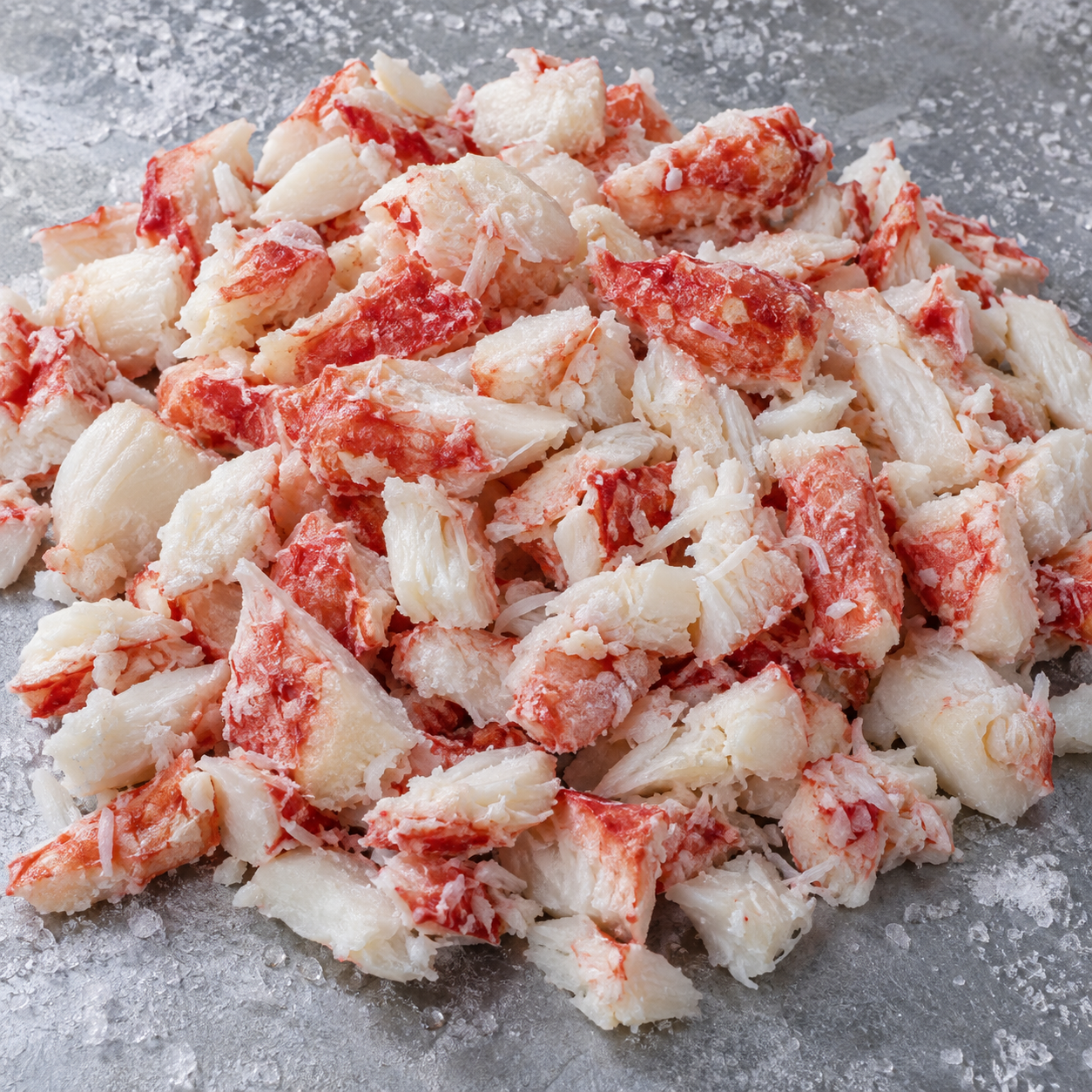 Салатное мясо камчатского краба